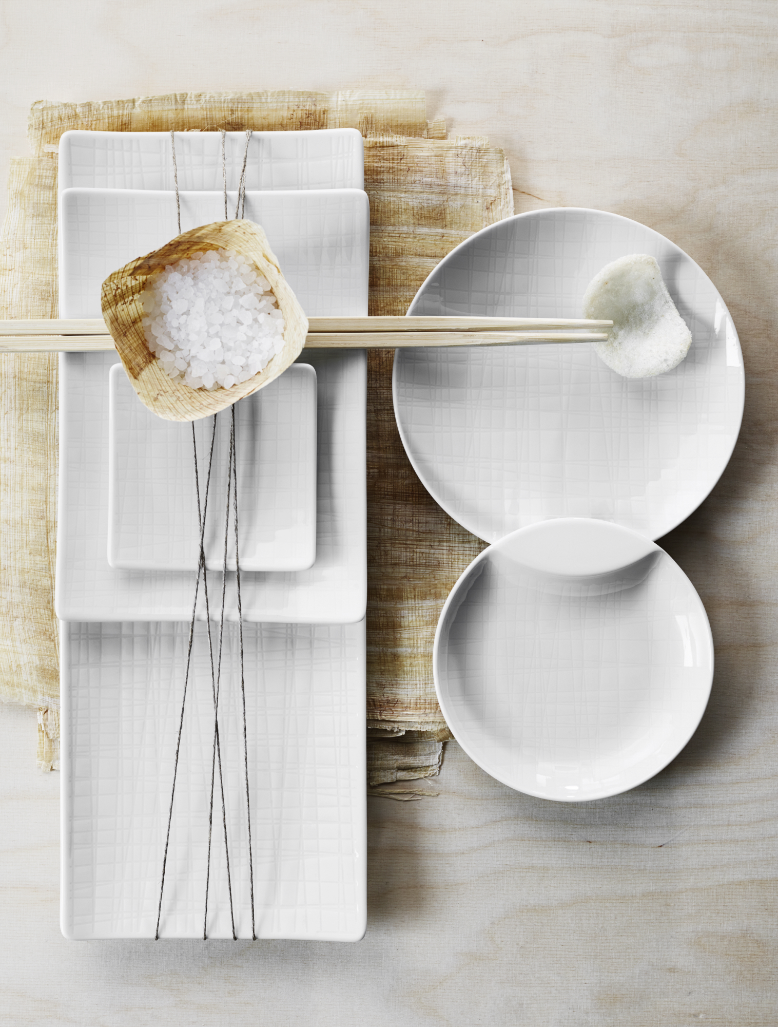 Пирожковая тарелка Mesh White, 15 см от Rosenthal