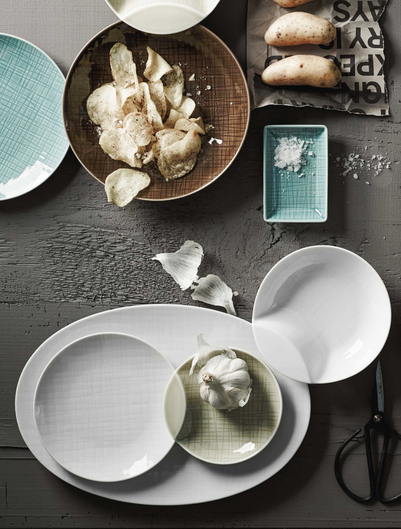 Пирожковая тарелка Mesh White, 15 см от Rosenthal