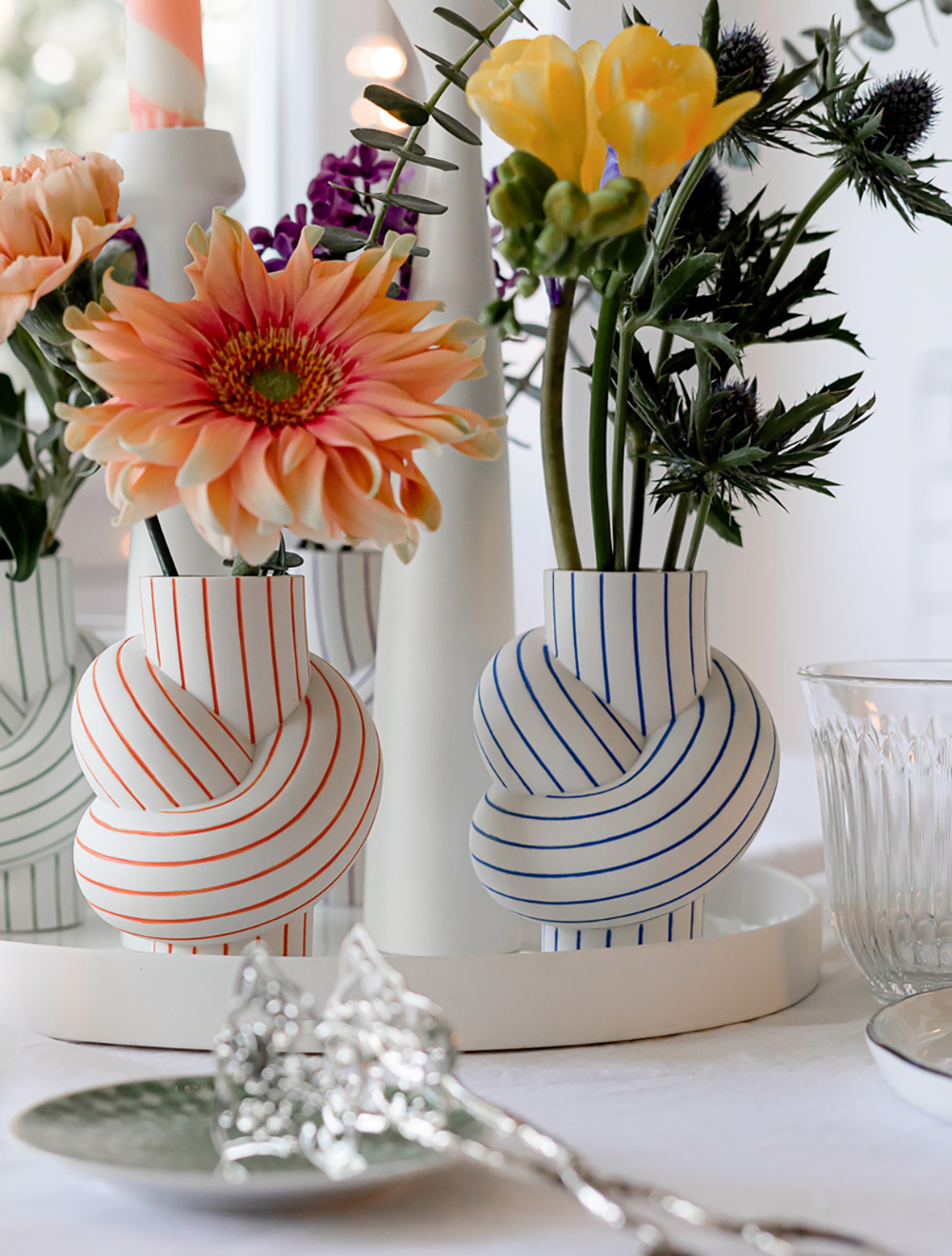 Ваза Node Stripes, 11,5 см от Rosenthal