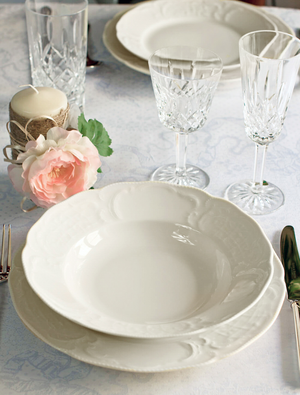 Суповая тарелка Sanssouci Ivory, 23 см от Rosenthal