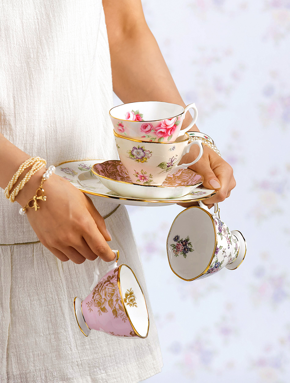 Чайный набор из 3 предметов 100 Years of Royal Albert от Royal Albert
