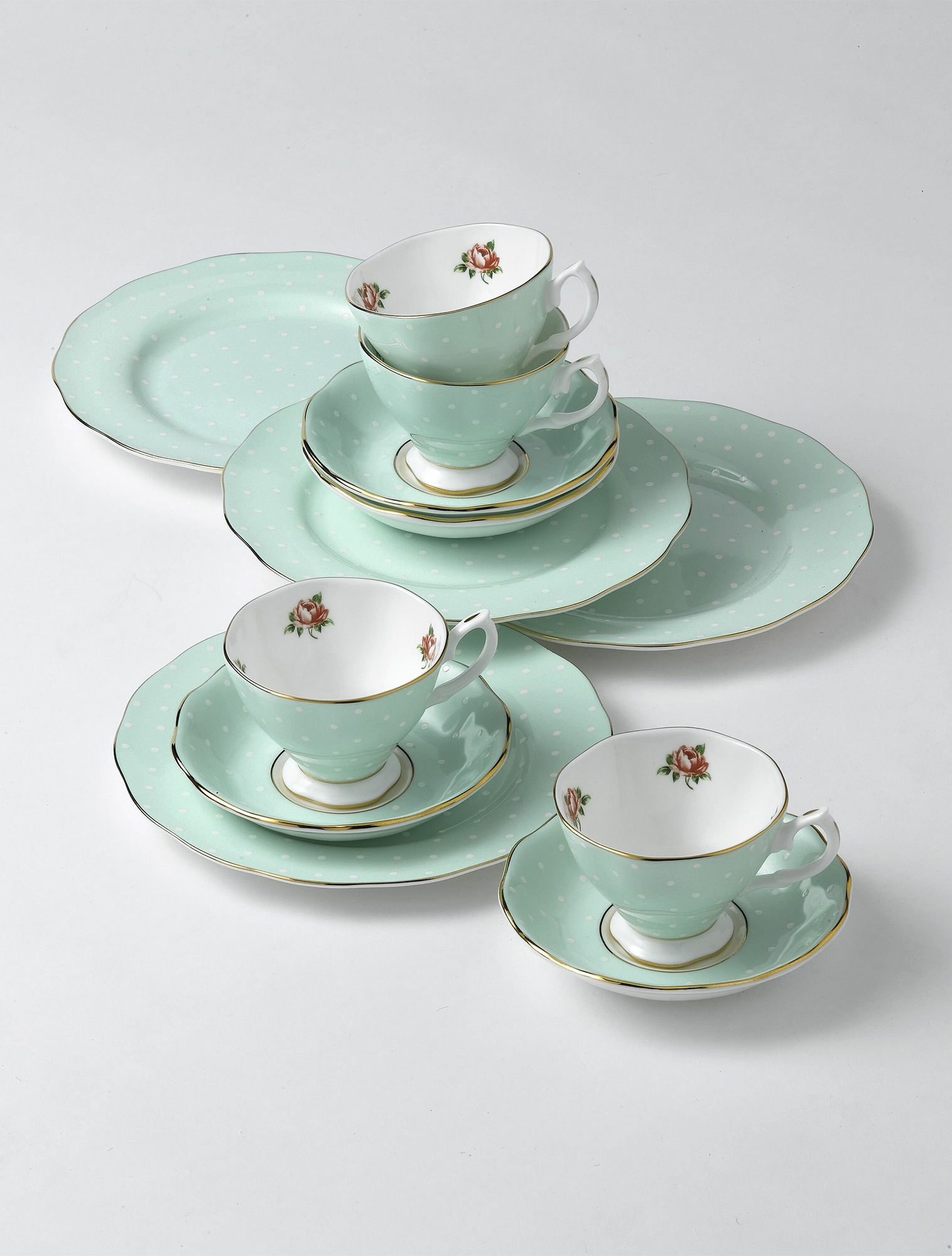Чайная пара Polka Rose, 180 мл от Royal Albert