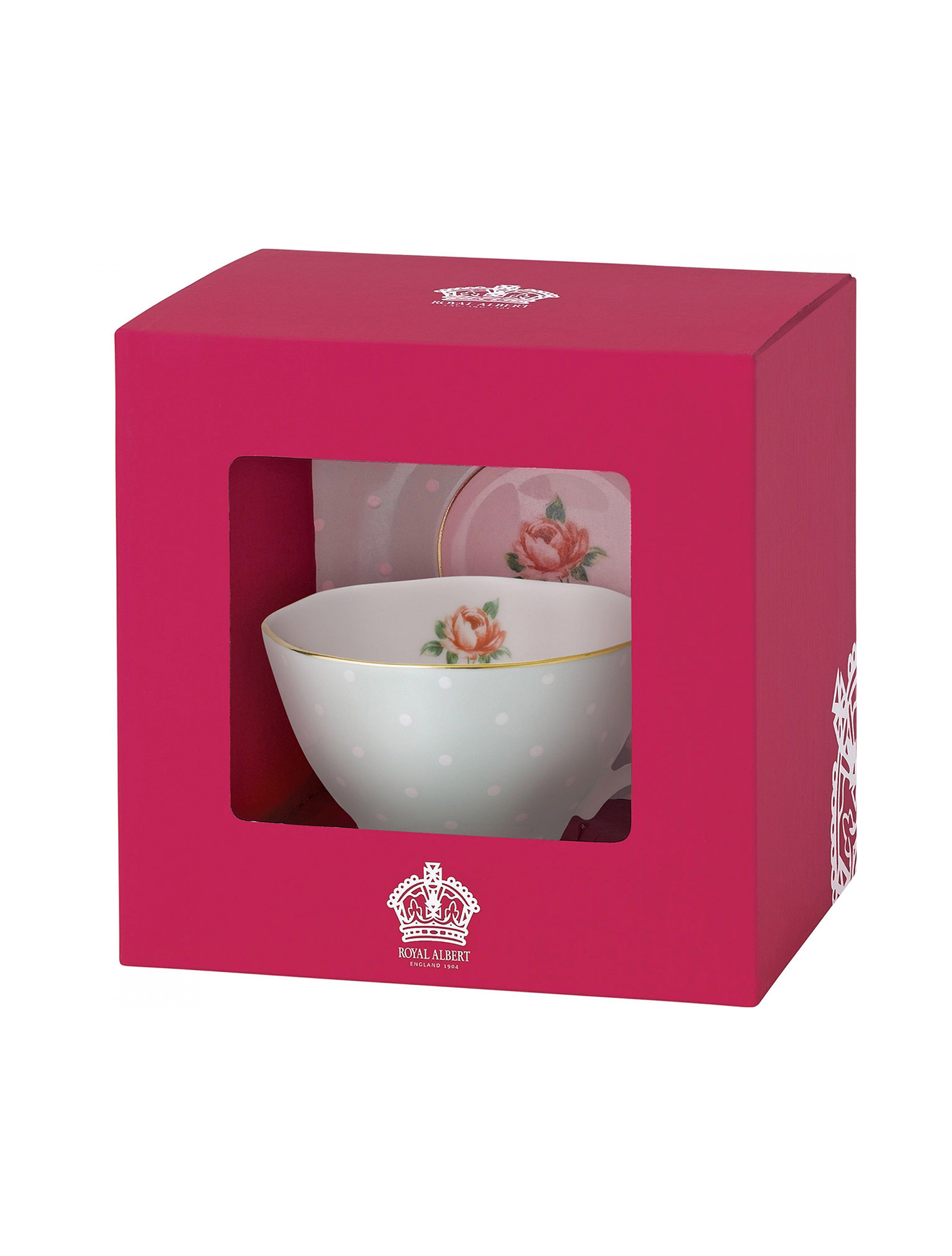 Чайная пара Polka Rose, 180 мл