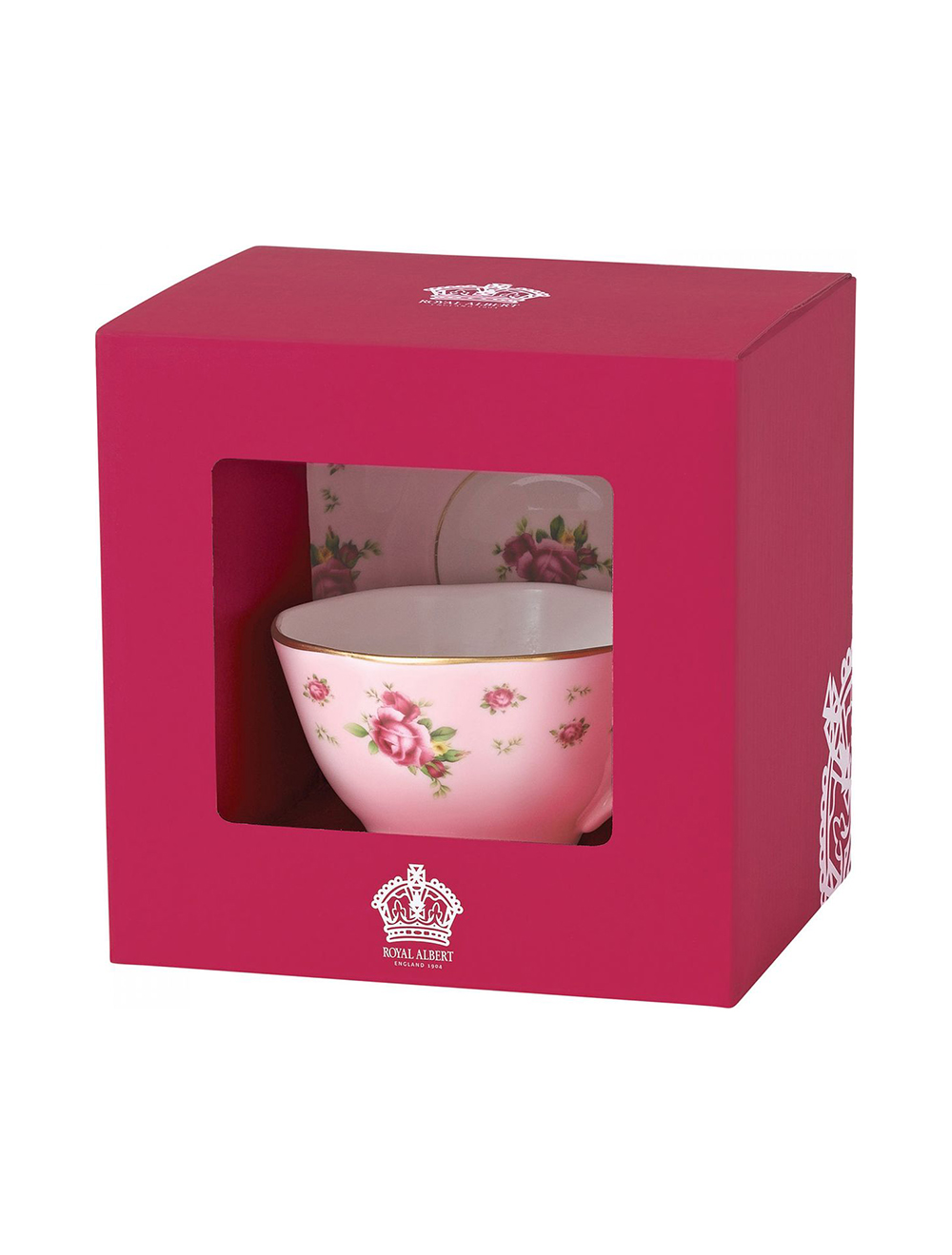 Чайная пара New Country Roses Rose, 180 мл от Royal Albert