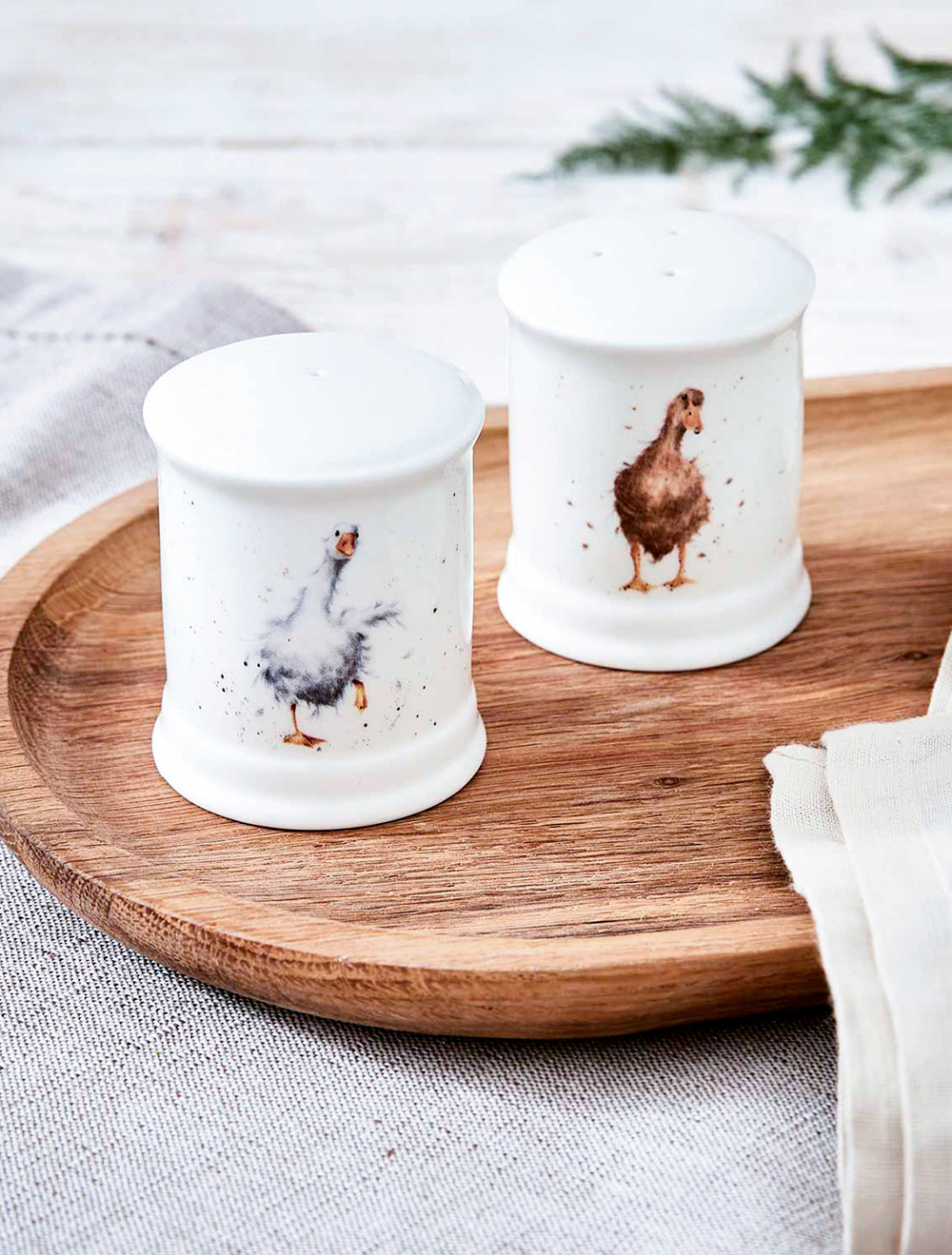 Набор из солонки и перечницы Wrendale Designs, 7 см от Royal Worcester