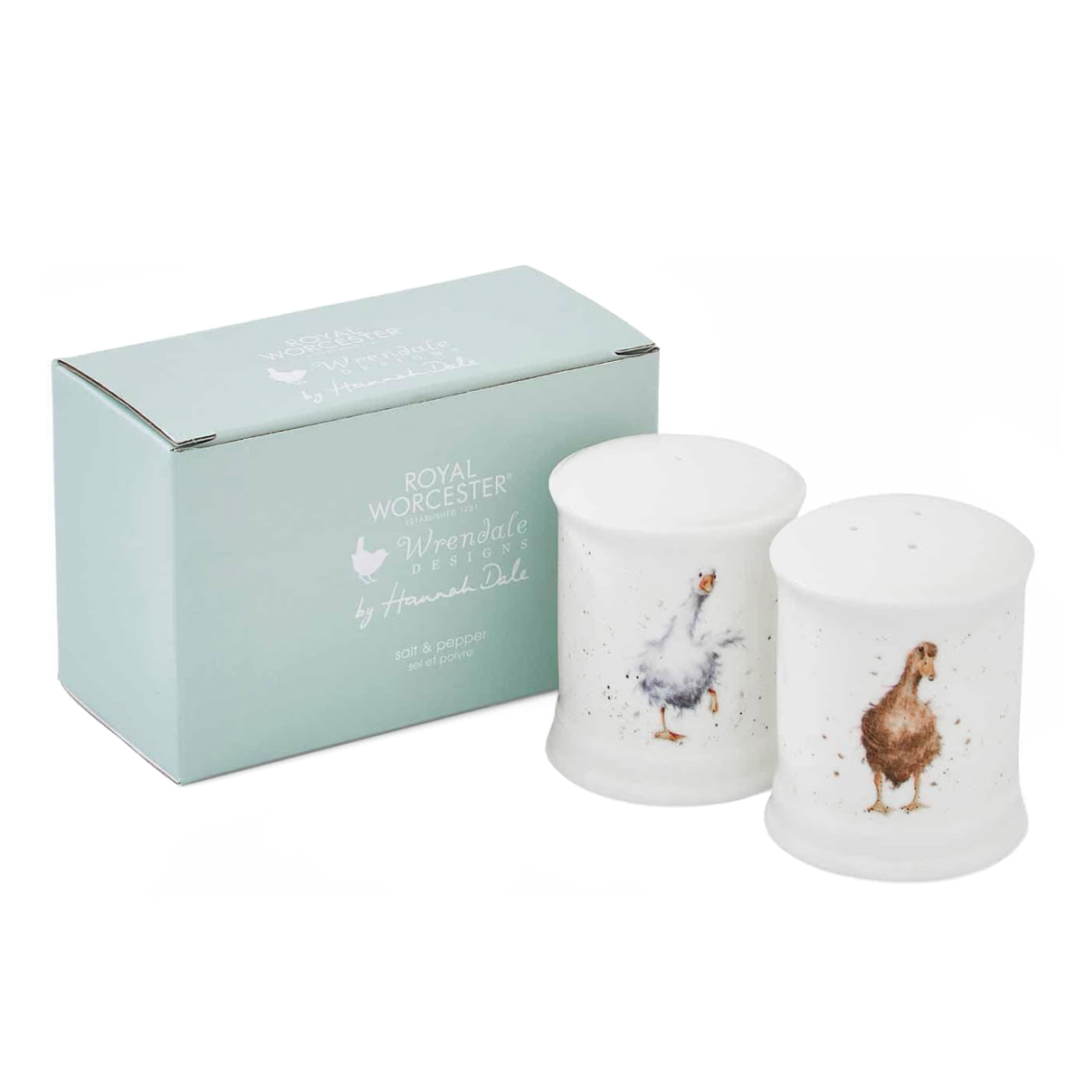 Набор из солонки и перечницы Wrendale Designs, 7 см от Royal Worcester