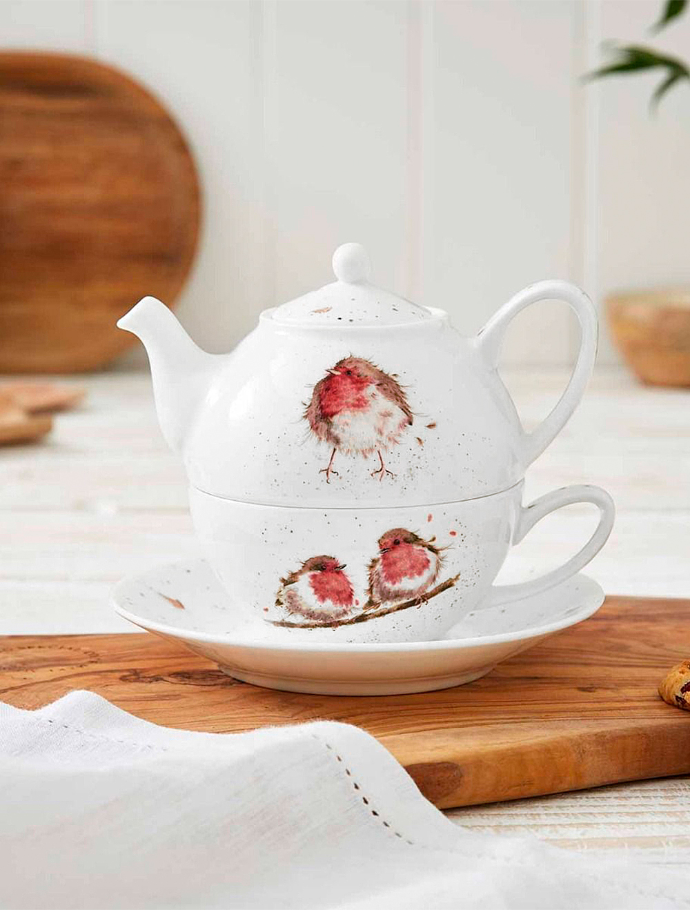 Чайный набор из 3 предметов Wrendale Designs от Royal Worcester