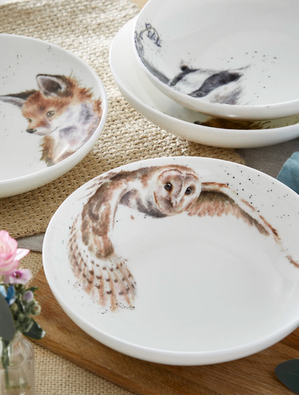Набор из 4 тарелок для пасты Wrendale Designs, 22 см от Royal Worcester