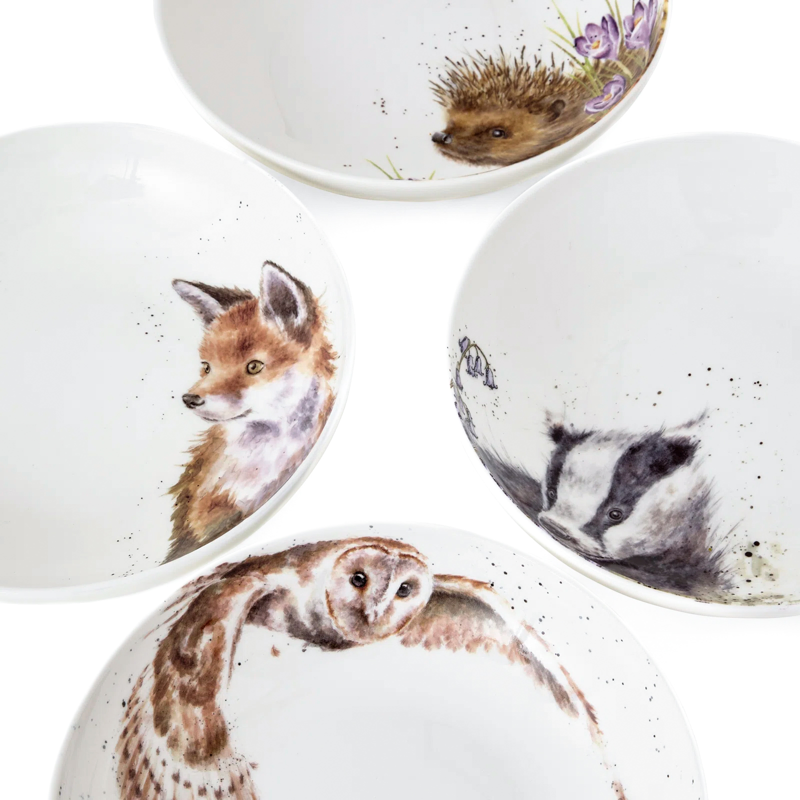 Набор из 4 тарелок для пасты Wrendale Designs, 22 см от Royal Worcester