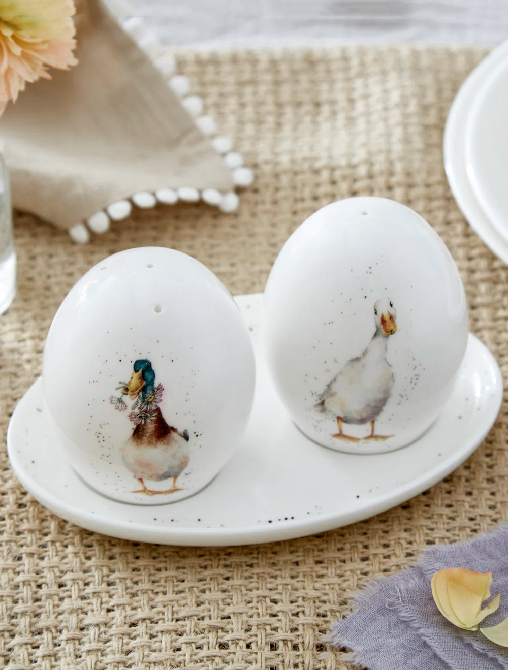 Набор из солонки и перечницы Wrendale Designs, 8,5 см от Royal Worcester