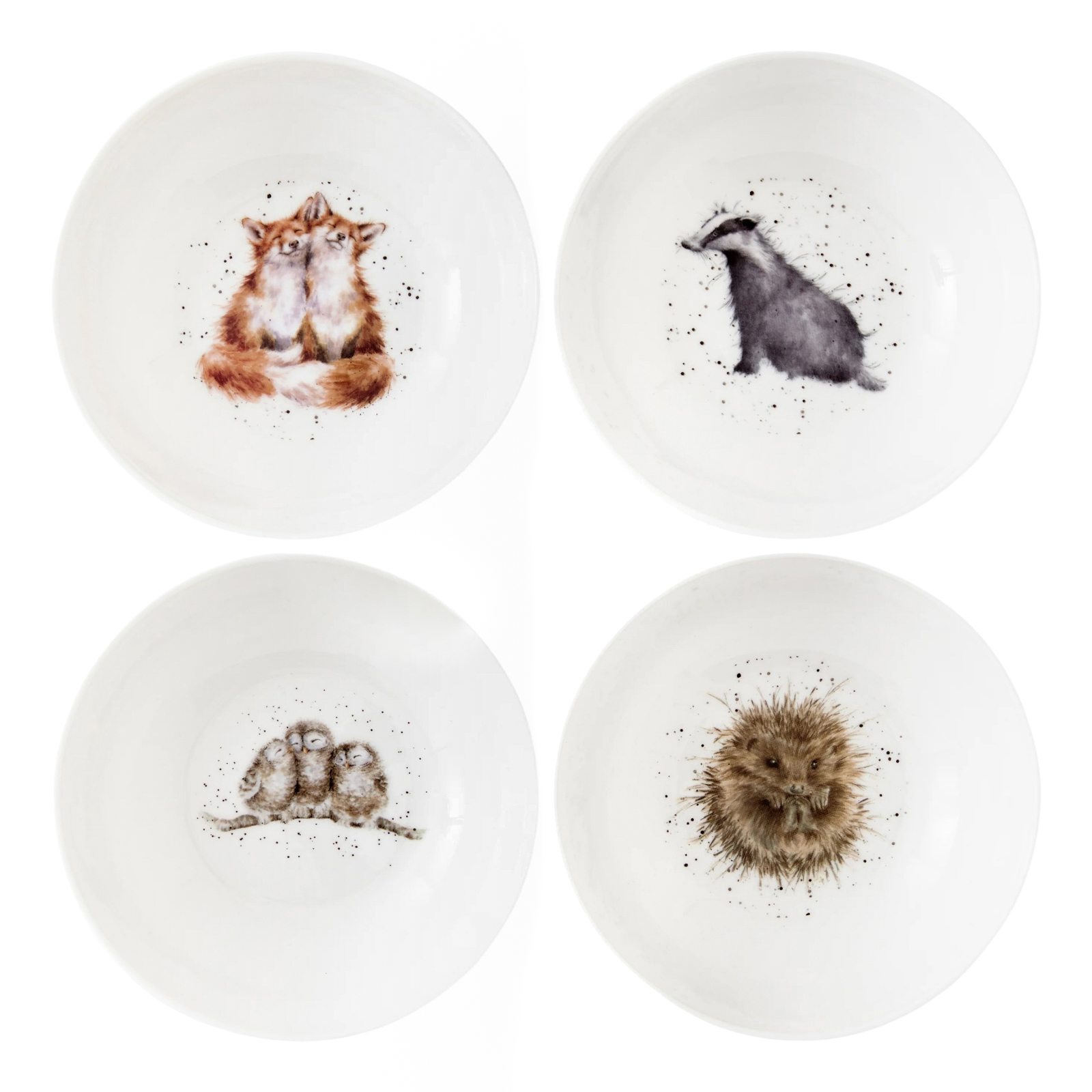 Набор из 4 пиал Wrendale Designs, 15,5 см от Royal Worcester
