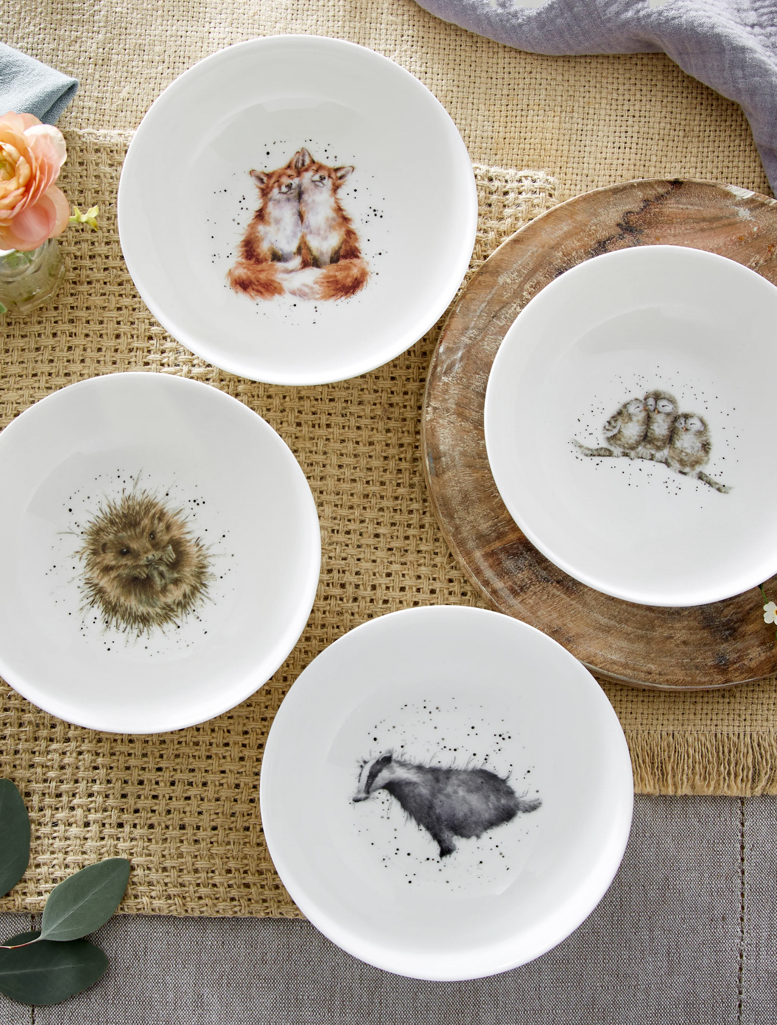 Набор из 4 пиал Wrendale Designs, 15,5 см от Royal Worcester