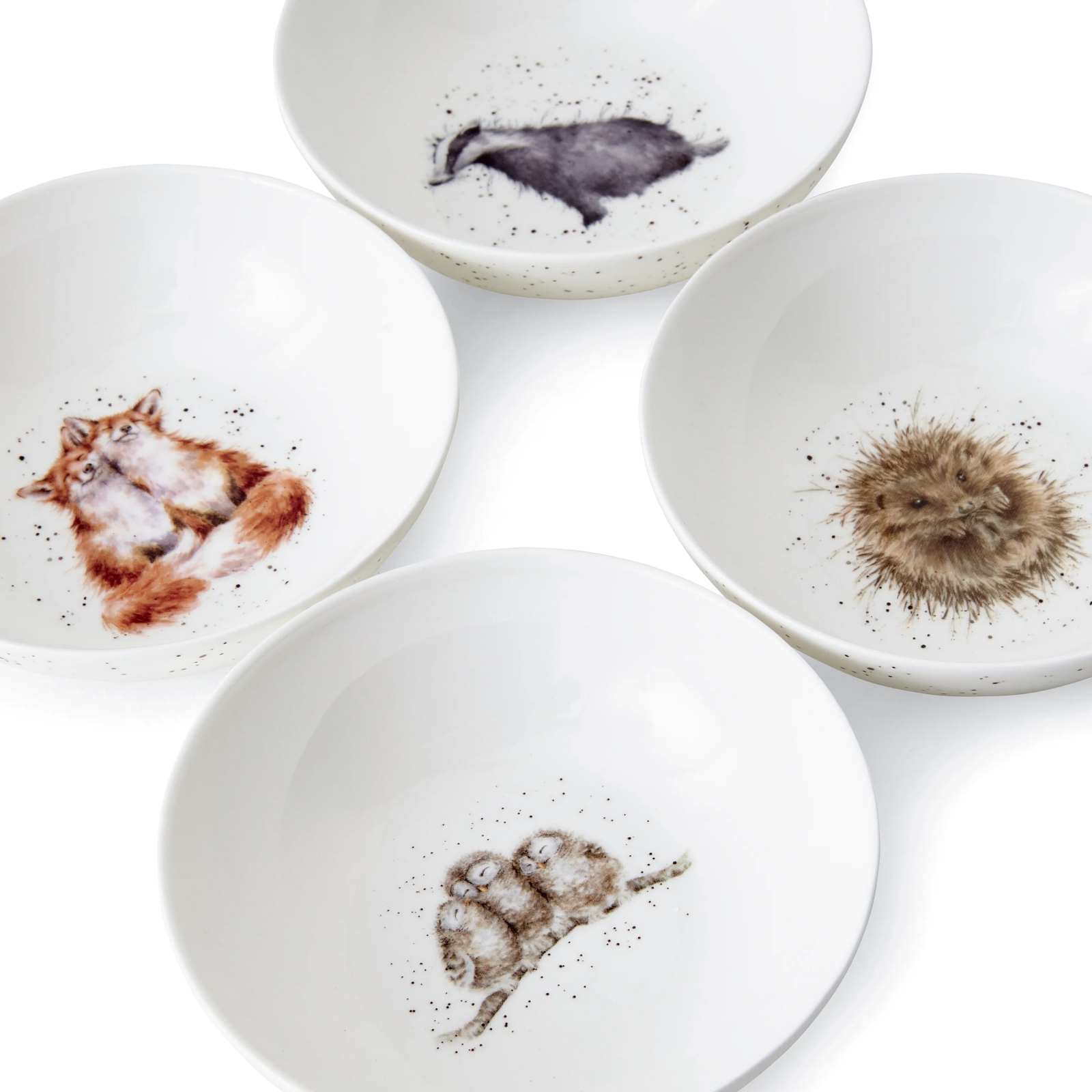 Набор из 4 пиал Wrendale Designs, 15,5 см от Royal Worcester