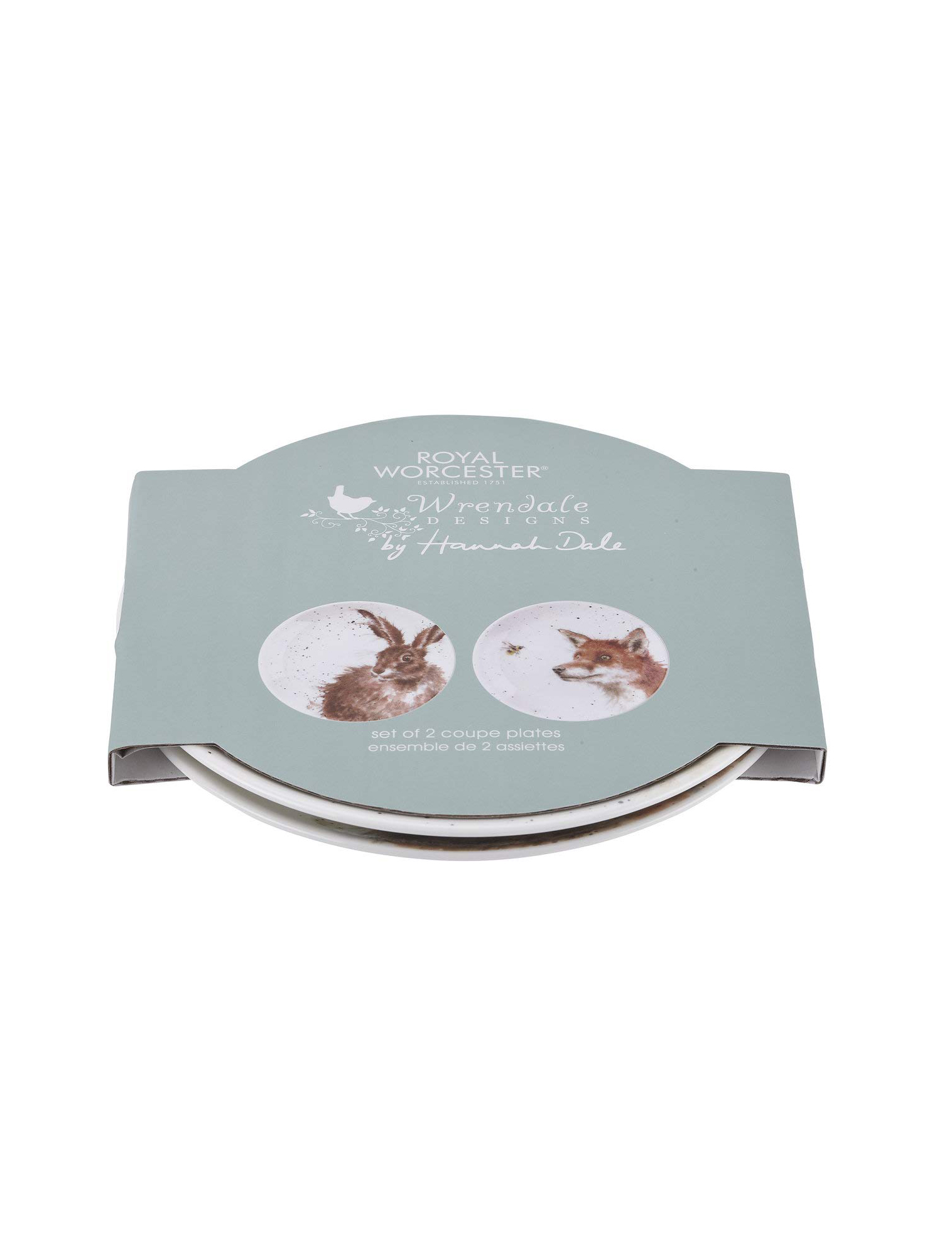 Набор из 2 пирожковых тарелок Wrendale Designs, 16,5 см