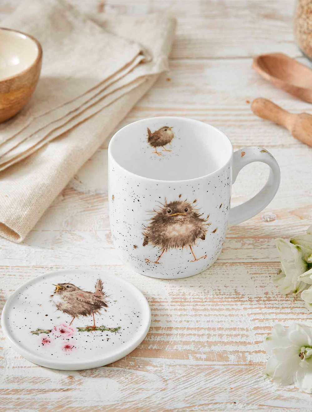Кружка с подставкой Wrendale Designs, 310 мл от Royal Worcester