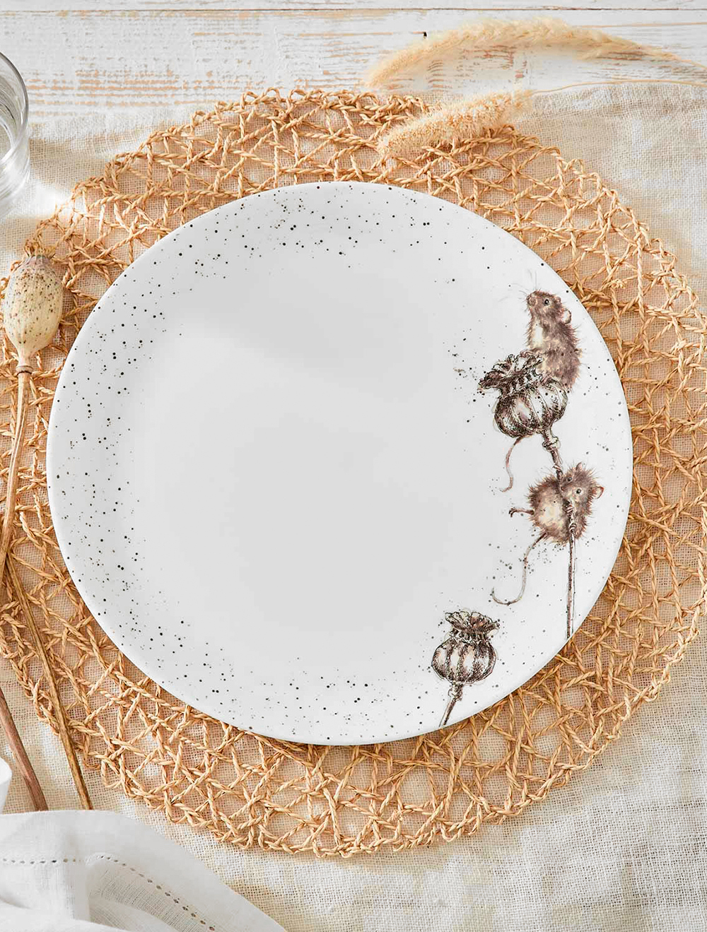 Набор из 4 обеденных тарелок Wrendale Designs, 27 см от Royal Worcester