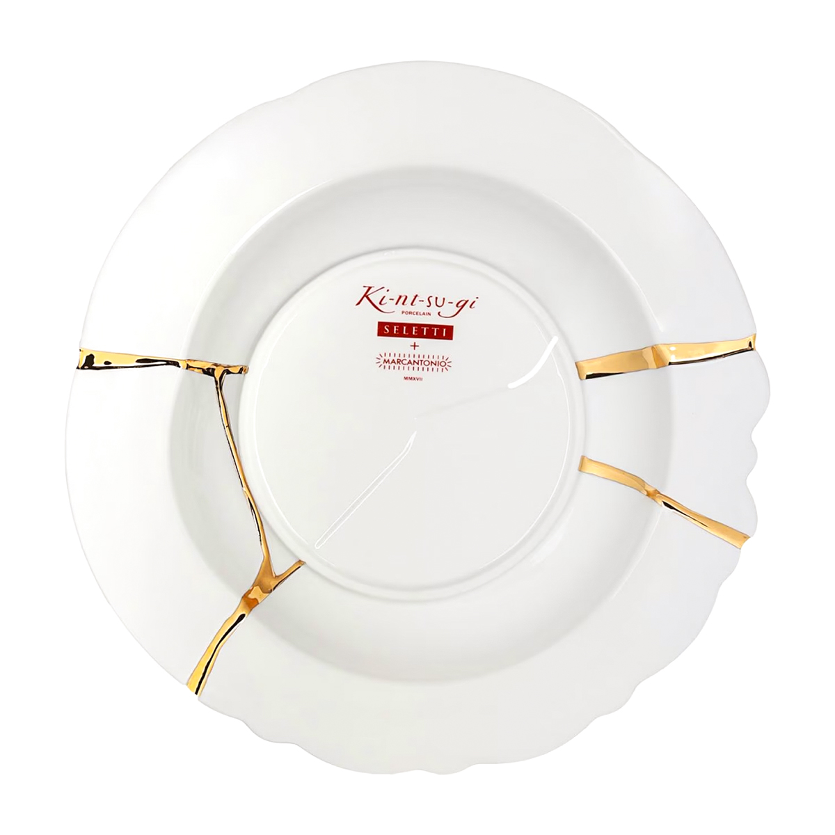 Суповая тарелка Kintsugi, 22 см от Seletti