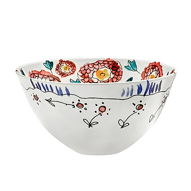 Сервировочный салатник Midnight Flowers, 22 см
