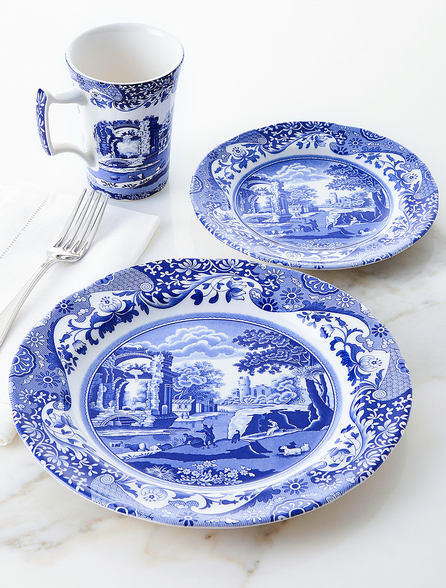 Обеденная тарелка Blue Italian, 27 см от Spode