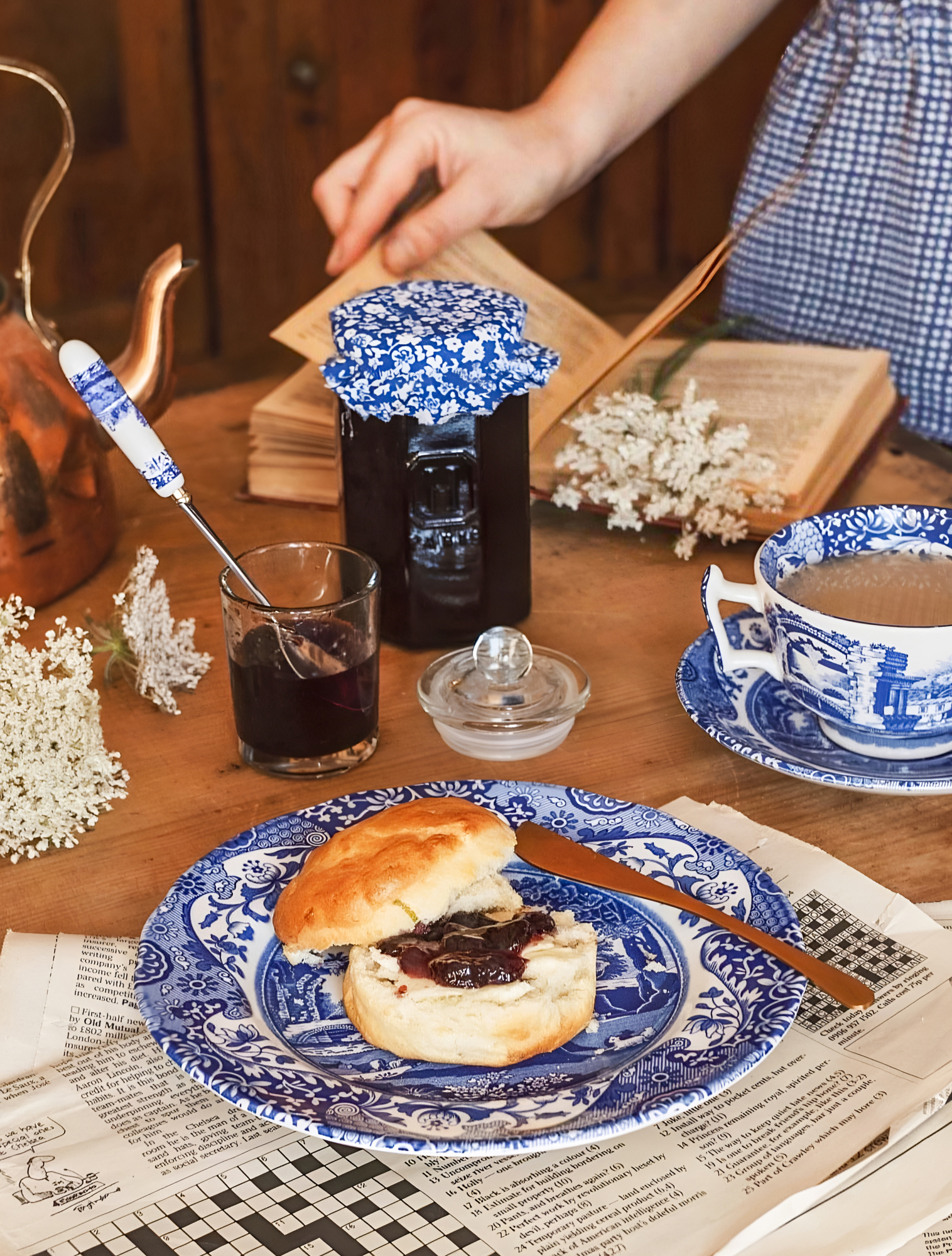 Закусочная тарелка Blue Italian, 19 см