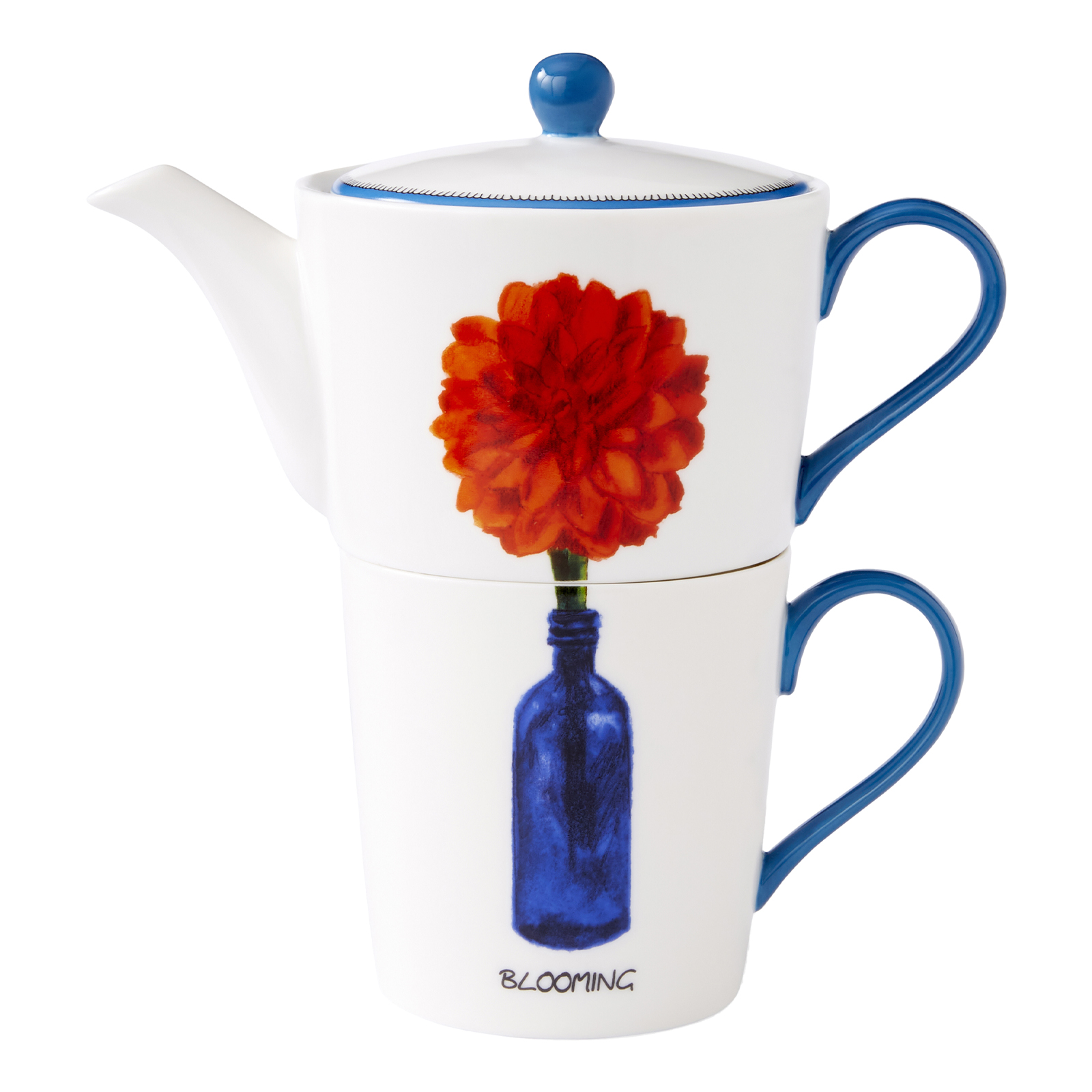 Чайный набор из 2 предметов Kit Kemp Doodles от Spode