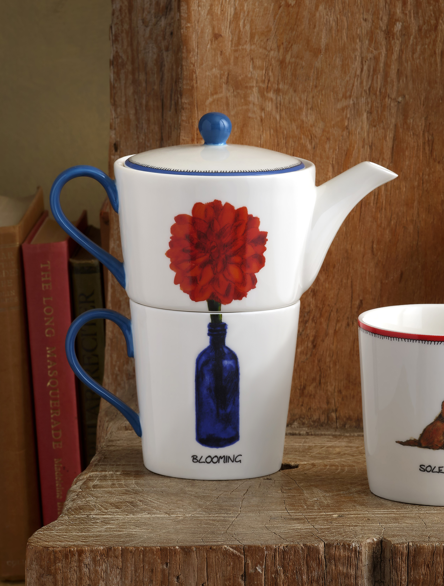 Чайный набор из 2 предметов Kit Kemp Doodles от Spode