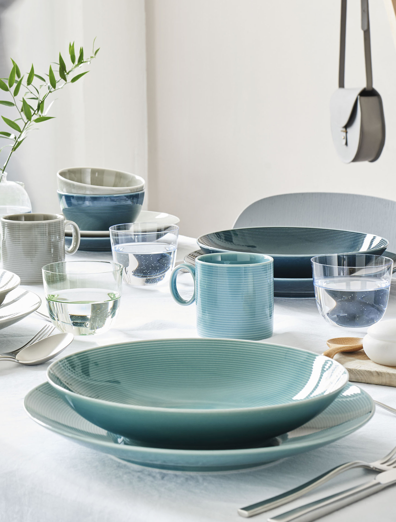 Тарелка для пасты Loft Ice Blue, 24 см от Thomas