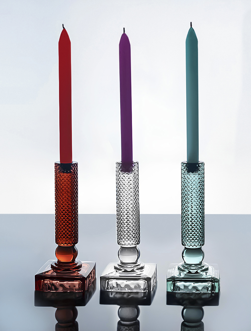 Подсвечник Bicos Incolor, 22 см