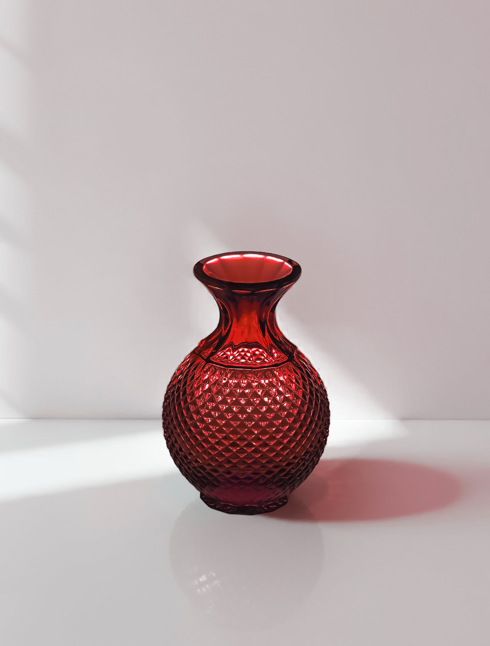 Ваза Bicos Red, 13 см