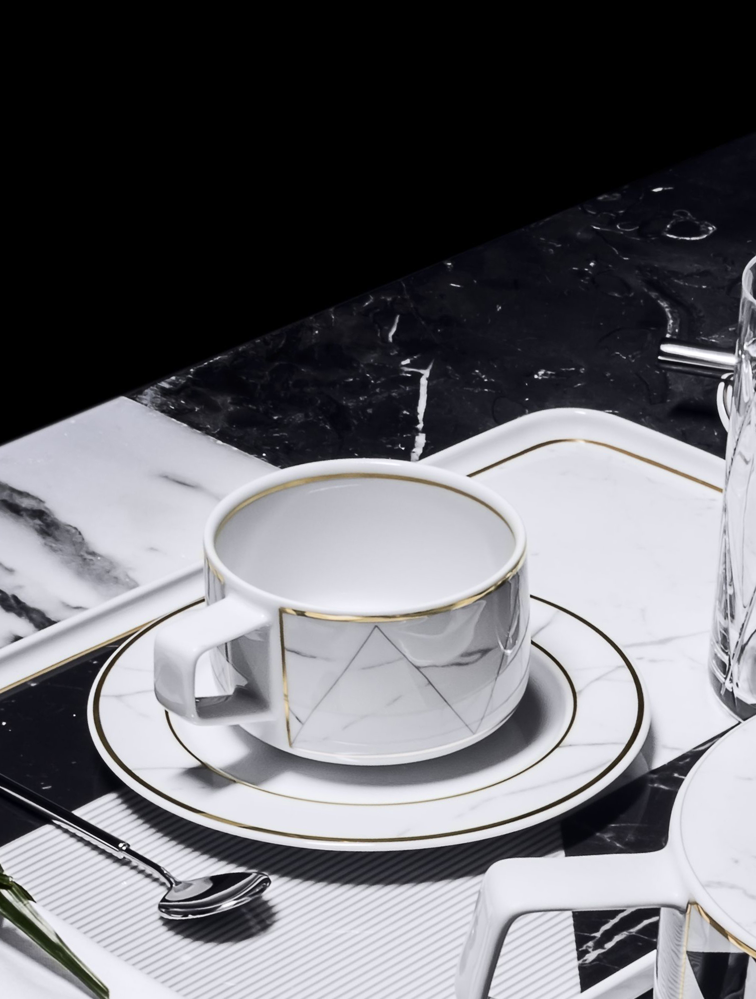 Чайная пара Carrara, 230 мл