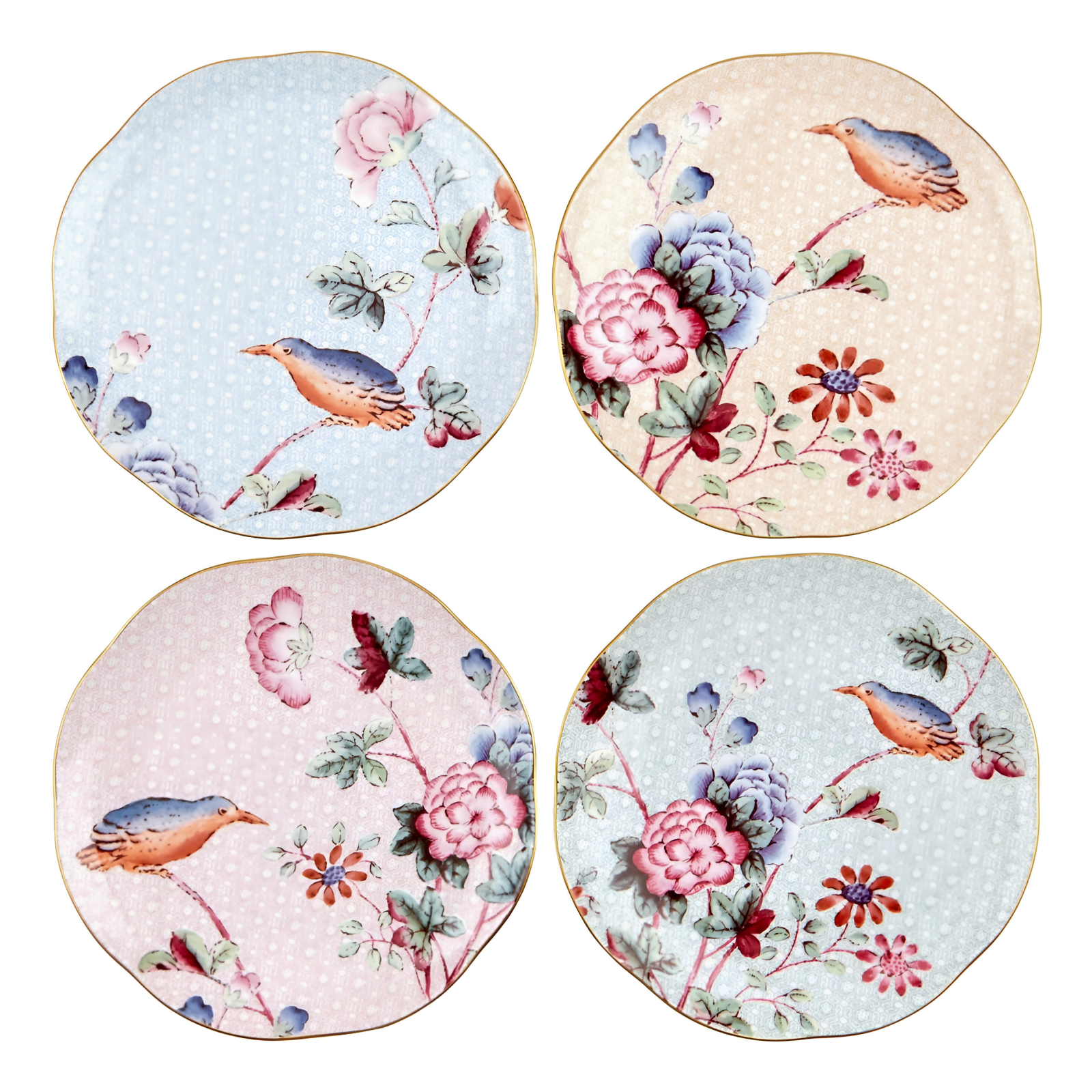 Набор из 4 закусочных тарелок Cuckoo, 21 см от Wedgwood