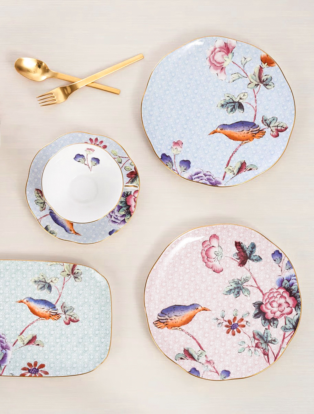 Набор из 4 закусочных тарелок Cuckoo, 21 см от Wedgwood