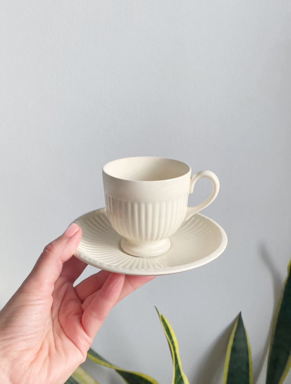 Кофейная пара Edme Cream, 125 мл от Wedgwood