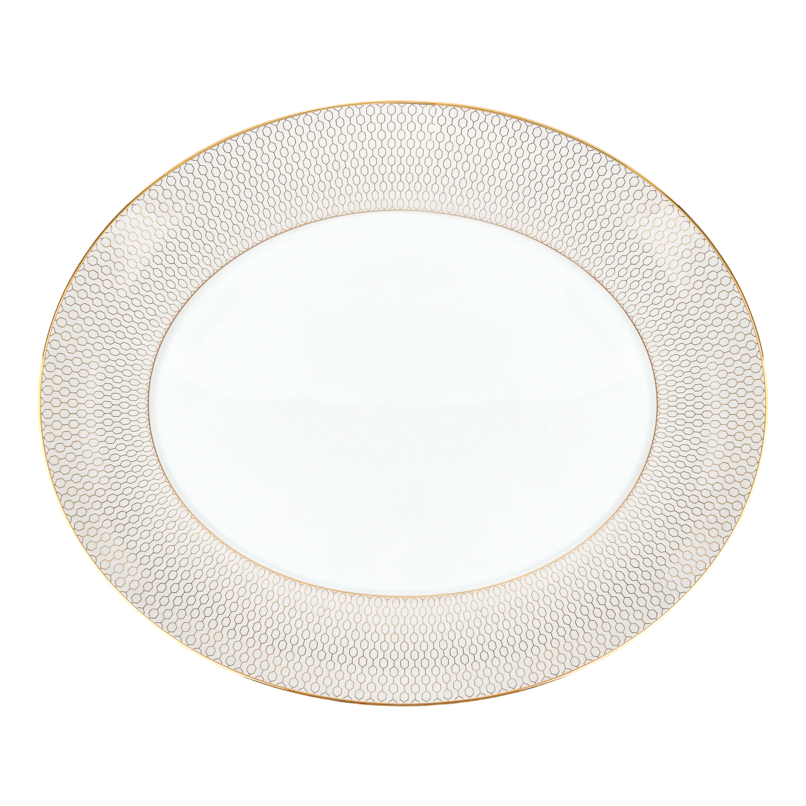 Плоское блюдо Gio Gold (Arris), 33 см от Wedgwood