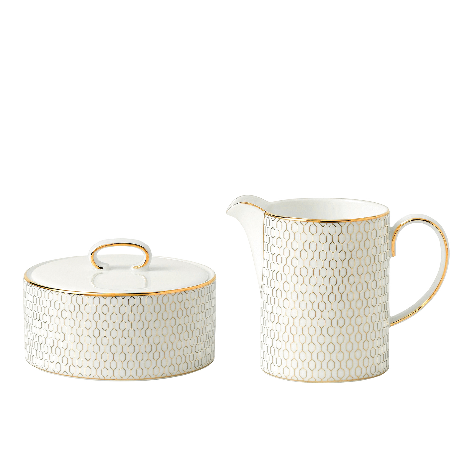 Набор из сахарницы и молочника Gio Gold (Arris) от Wedgwood