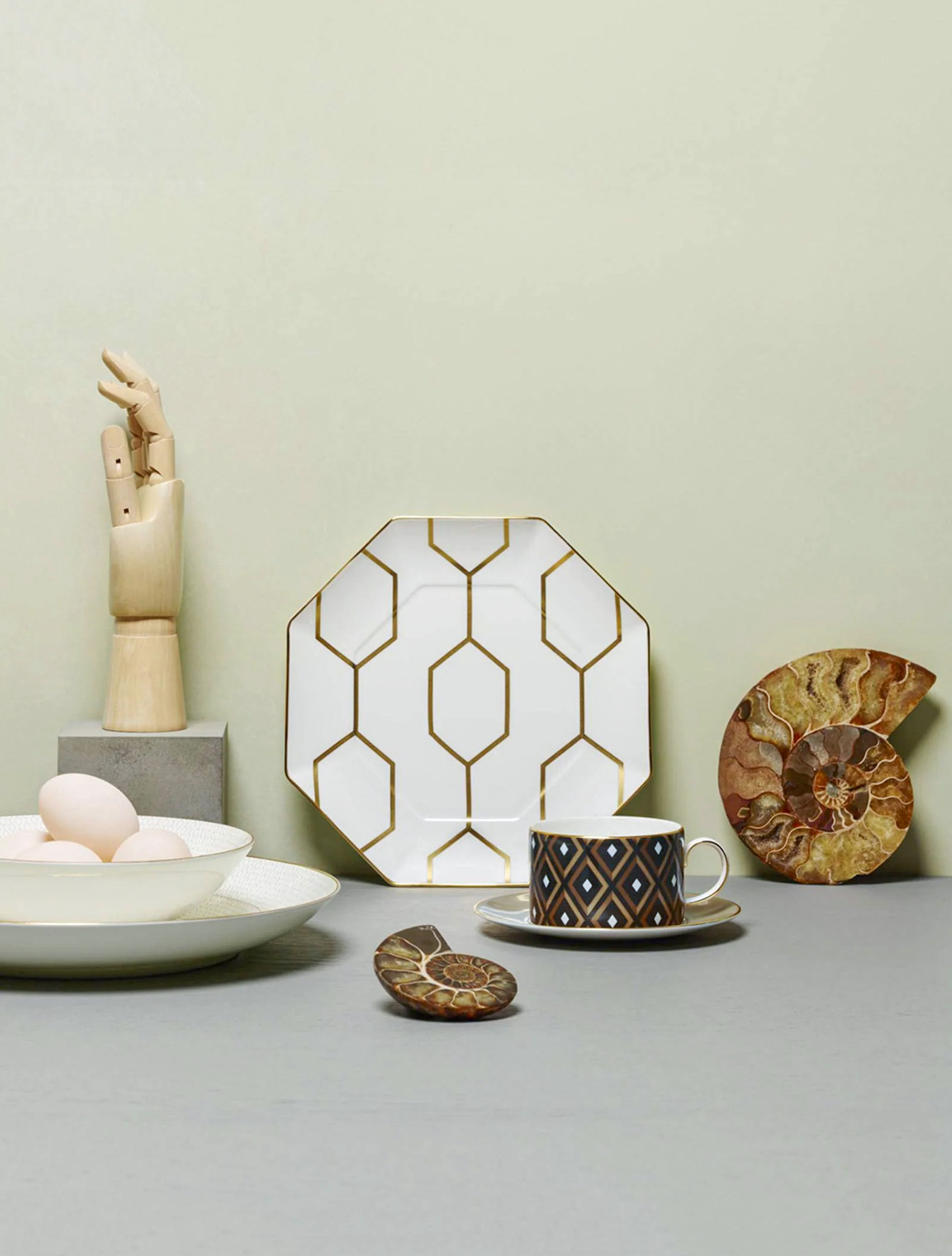 Чайная пара Gio Gold (Arris), 230 мл от Wedgwood