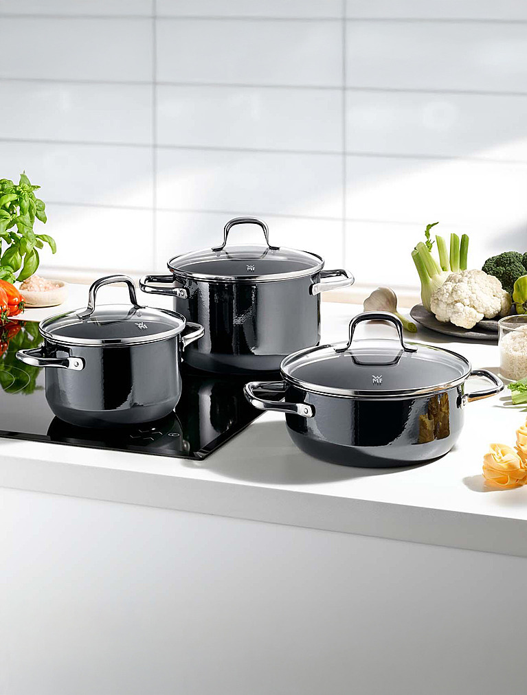 Набор кухонной посуды Fusiontec Black, 3 пр. от WMF
